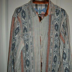 MEN'S SCULLY BUTTON DOWN CASUAL DRESS SHIRT SZ L